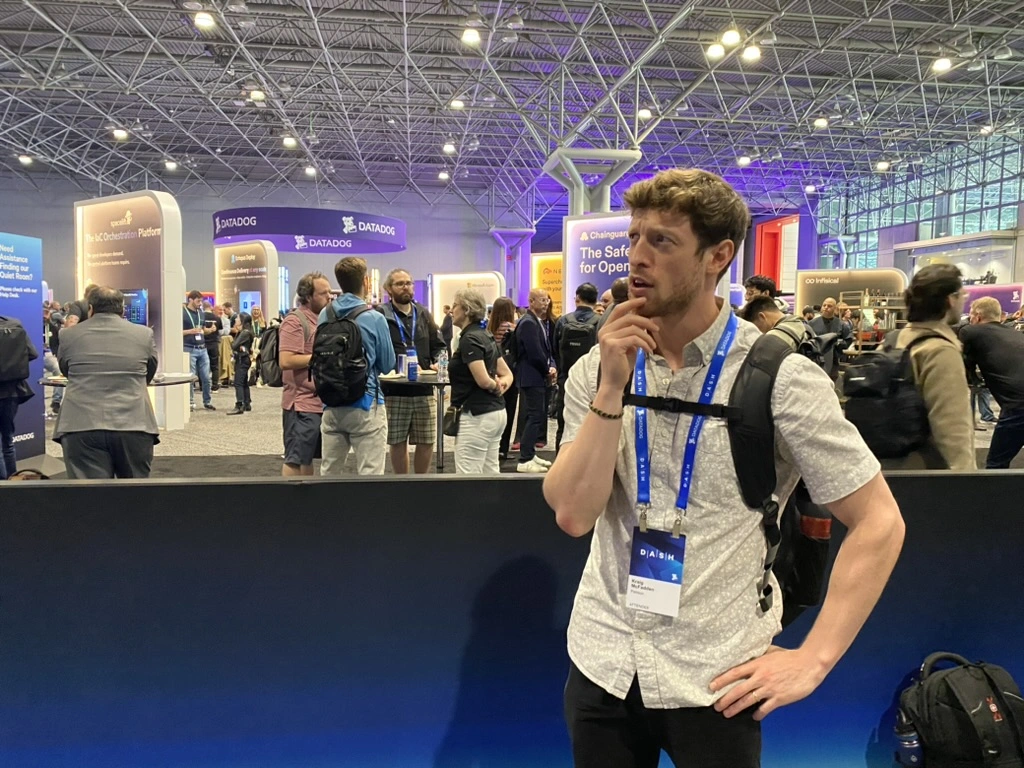 Me at the Datadog DASH conference